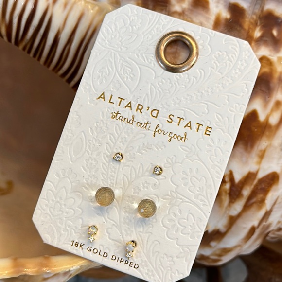 Altar'd State Jewelry Altard States Earring Trio Poshmark